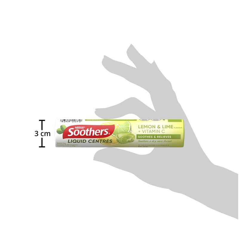 Soothers Liquid Center Lemon & Lime 50g