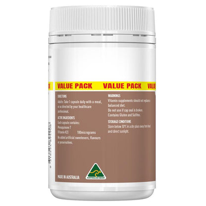 Healthy Care Vitamin K2 180mg 150 Capsules