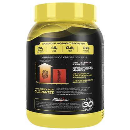 Vital Strength WPI Plus 100 Whey Protein Isolate Vanilla 1Kg