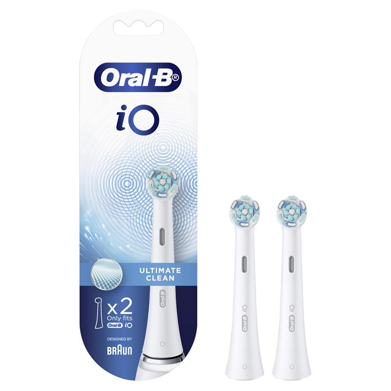 Oral B Power Toothbrush iO Ultimate Clean Refills White 2 Pack - GimmeNow