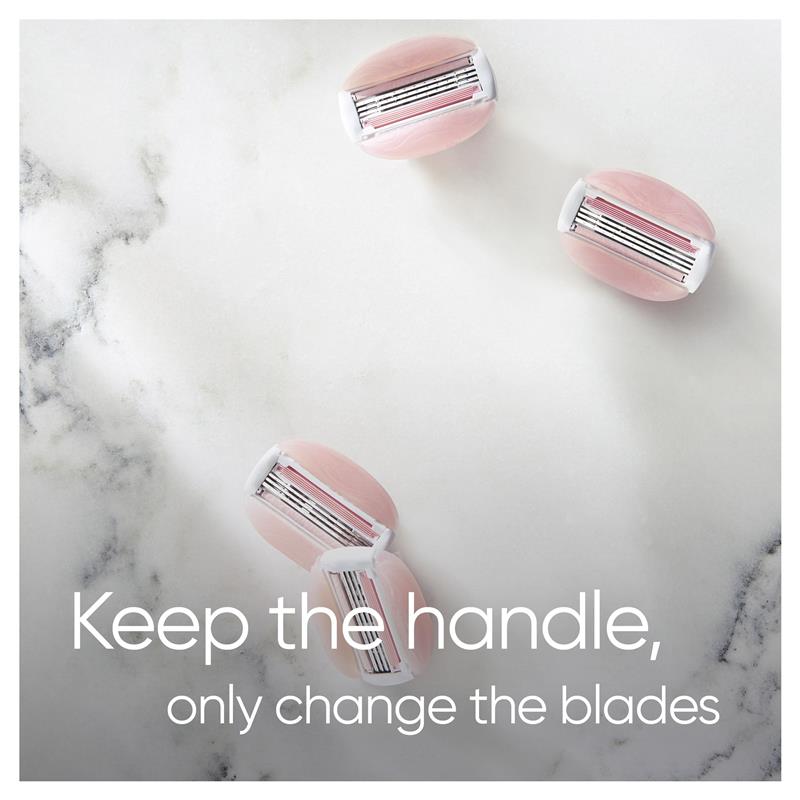 Gillette Venus Comfort Glide White Tea Blade Refills 4 Pack