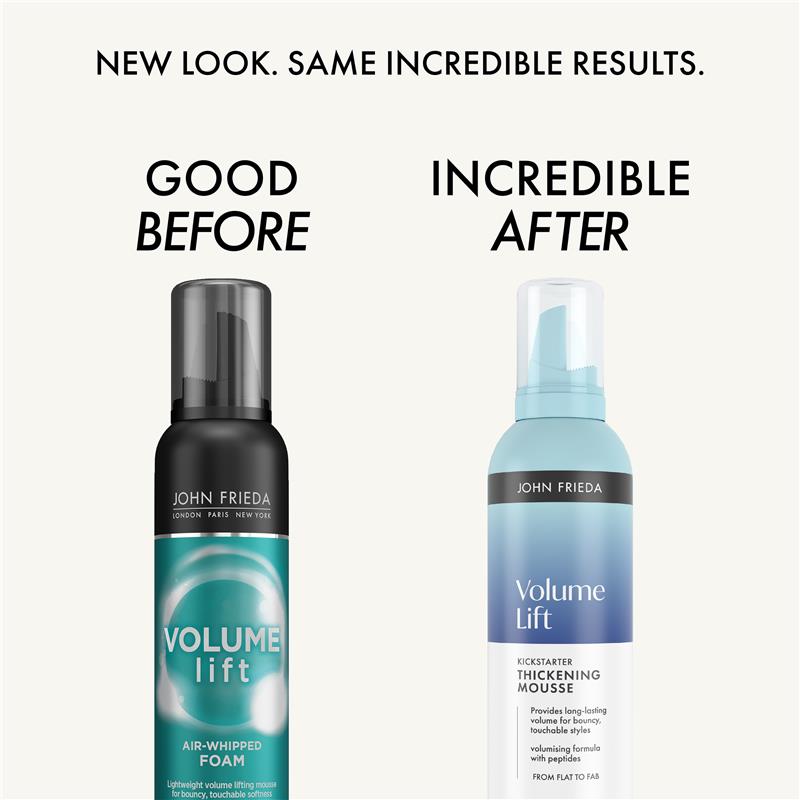 John Frieda Volume Lift Kickstarter Thickening Mousse 200ml
