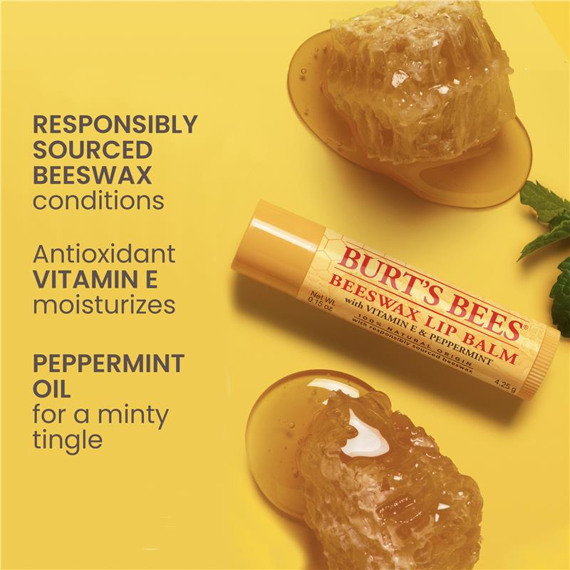 Burts Bees Lip Balm Beeswax 4.25g - GimmeNow
