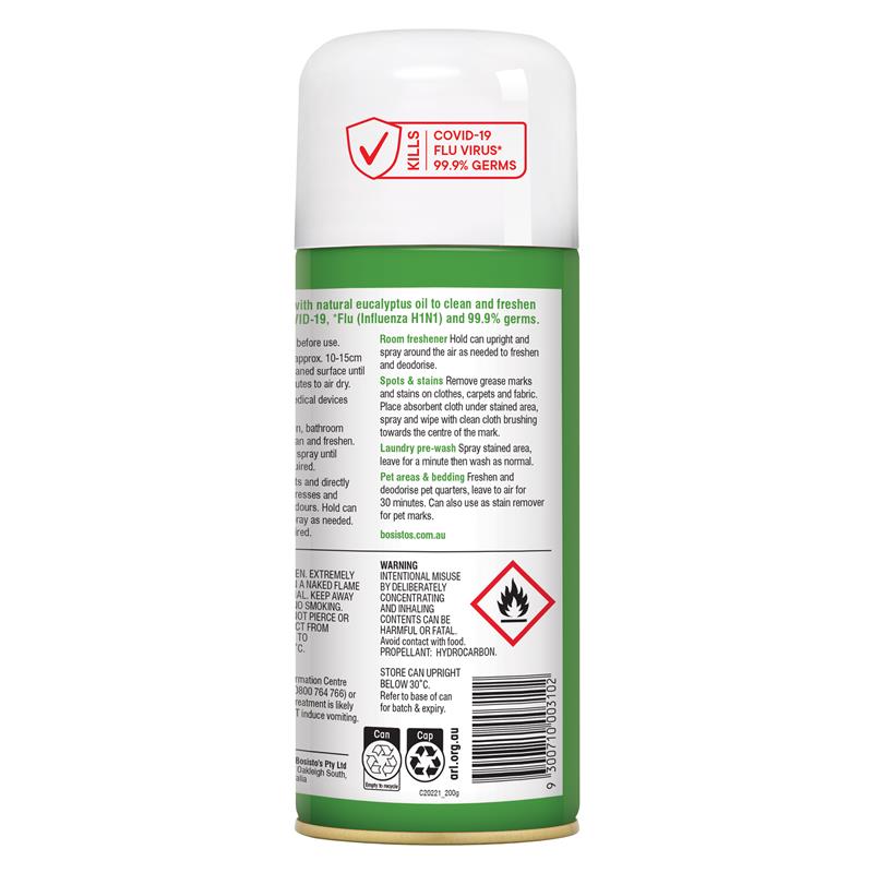 Bosisto's Eucalyptus Spray 200g