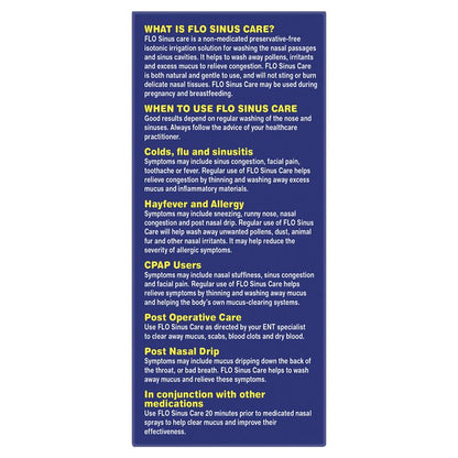 FLO Sinus Care Starter Kit 12 Sachets