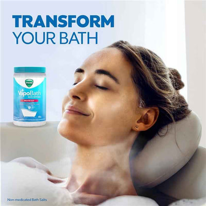 Vicks VapoBath Bath Crystals Non-Medicated Salts 425g