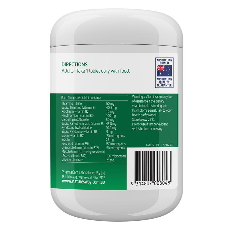 Nature's Way Mega B Executive Stress 200 Tablets
