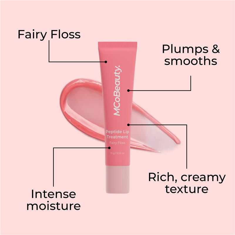 MCoBeauty Peptide Lip Treatment Fairy Floss