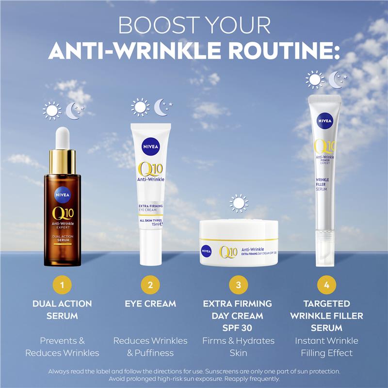 NIVEA Q10 Anti-Wrinkle Firming Day Cream SPF30 50ml - GimmeNow