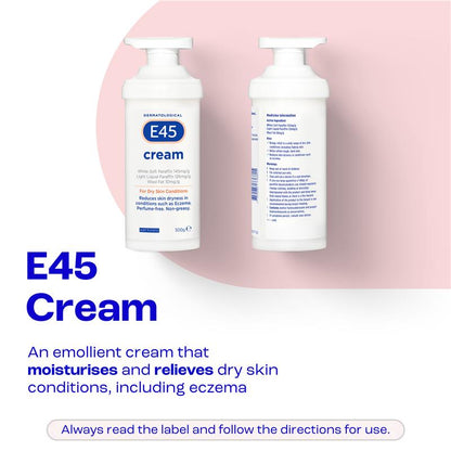 E45 Dermatological Cream Pump 500g