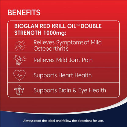 Bioglan Red Krill Oil 1000mg 60 Capsules