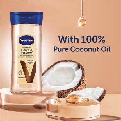 Vaseline Body Oil Coconut Restore 200ml