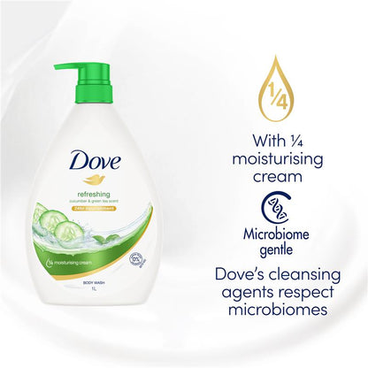Dove Go Fresh Body Wash Fresh Touch 1L - GimmeNow