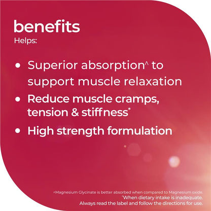 Nature's Way Adult Vita Gummies High Strength Magnesium Glycinate 110 Pastilles Exclusive Size