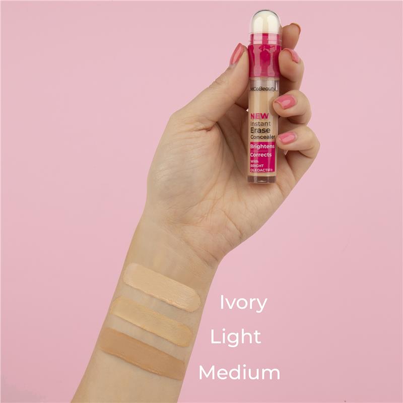 MCoBeauty Instant Erase Concealer Ivory NEW