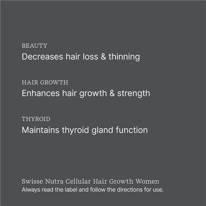 Swisse Nutra Cellular Hair Growth Women 60 Tablets