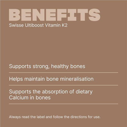 Swisse Ultiboost Vitamin K2 60 Capsules