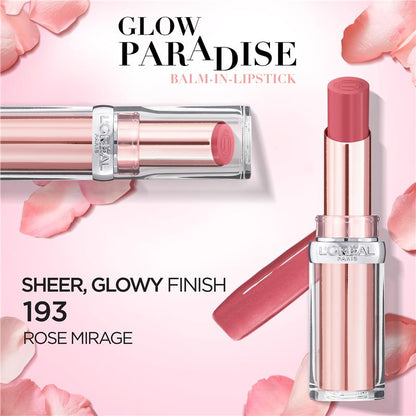 L'Oreal Paris Glow Paradise Balm In Lipstick 193 Rose Mirage