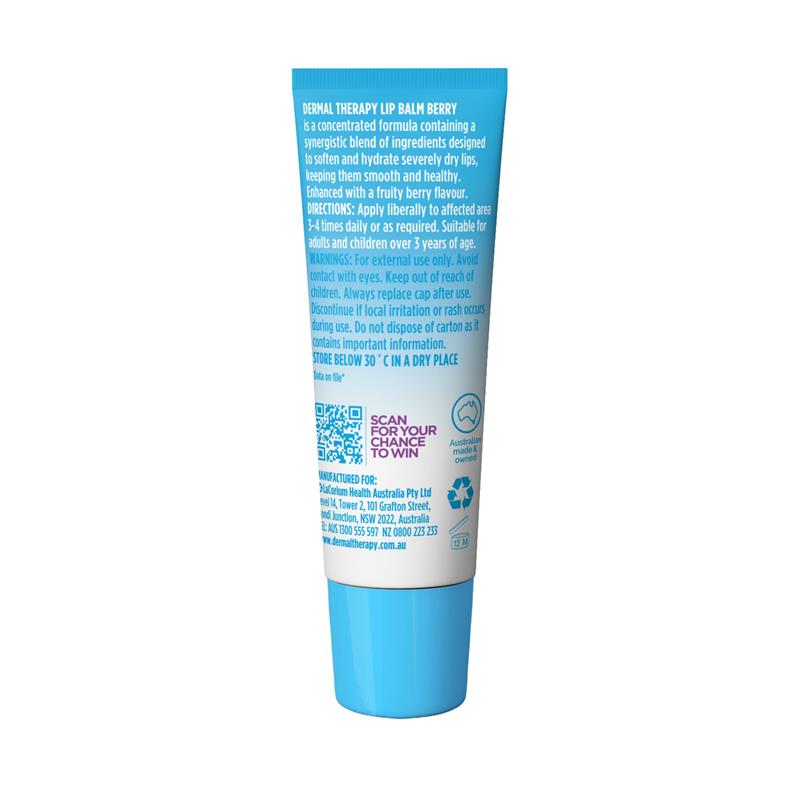 Dermal Therapy Lip Balm Berry 10g