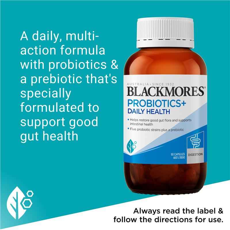 Blackmores Probiotics+ Daily Health 90 Capsules