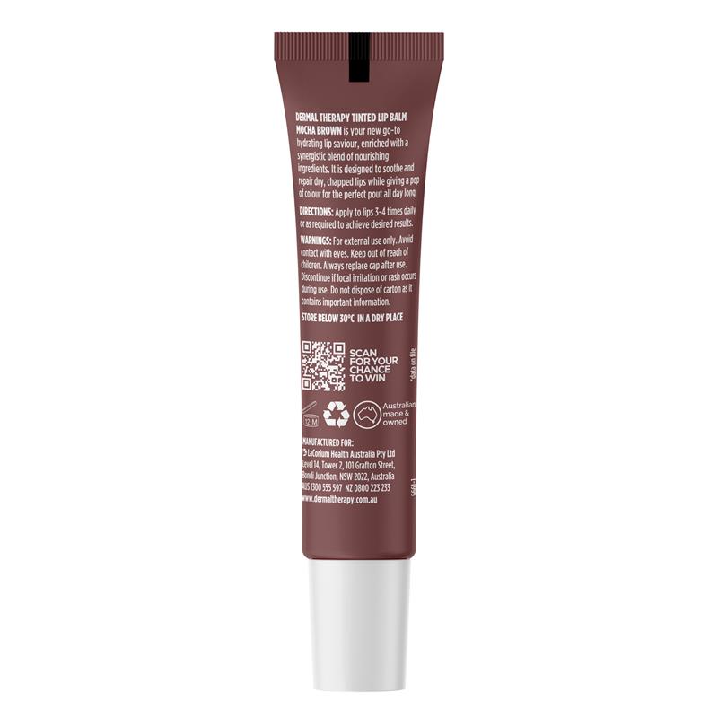 Dermal Therapy Tinted Lip Balm Mocha Brown 8g