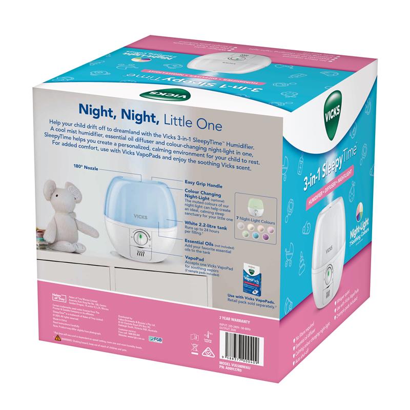 Vicks 3-in-1 SleepyTime Humidifier