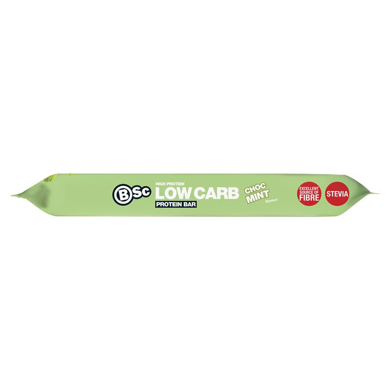BSc High Protein Low Carb Bar Choc Mint 60g