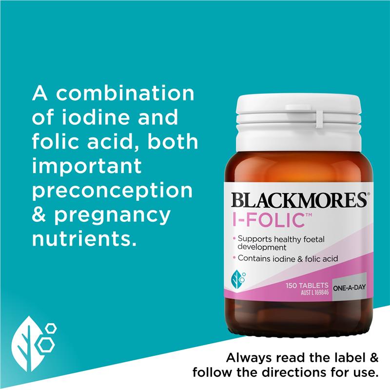 Blackmores I-Folic 150 Tablets