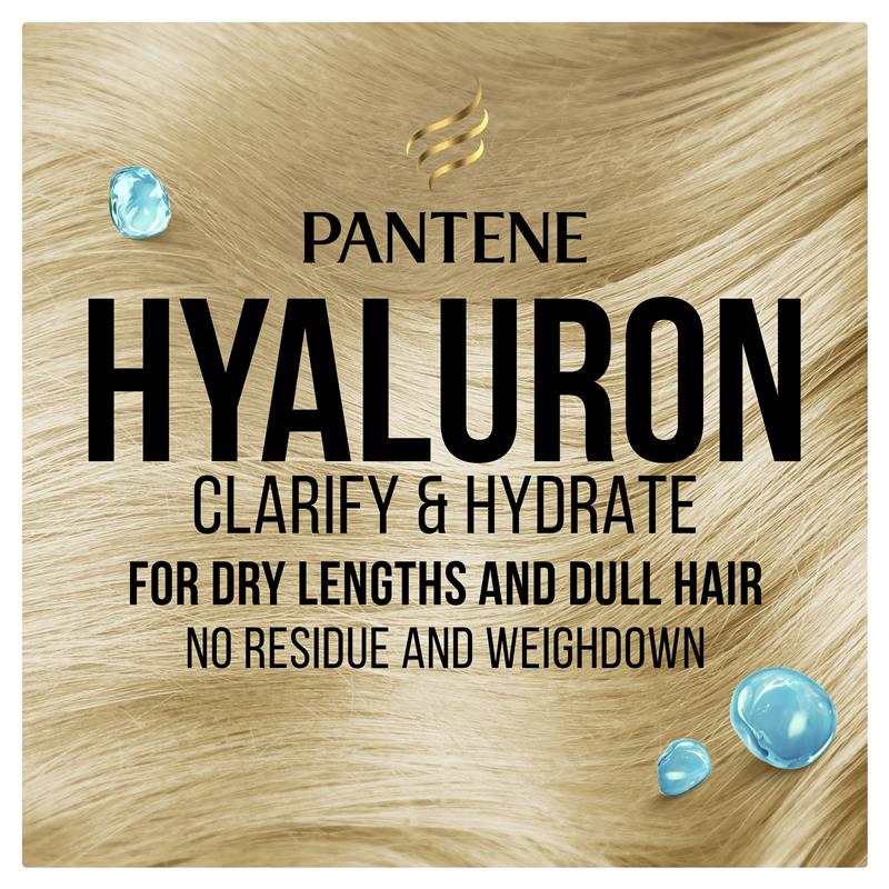 Pantene Miracles Hyaluron Clarify & Hydrate Silicone-Free Shampoo 650ml - GimmeNow