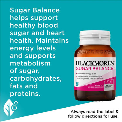 Blackmores Sugar Balance 90 Tablets - GimmeNow