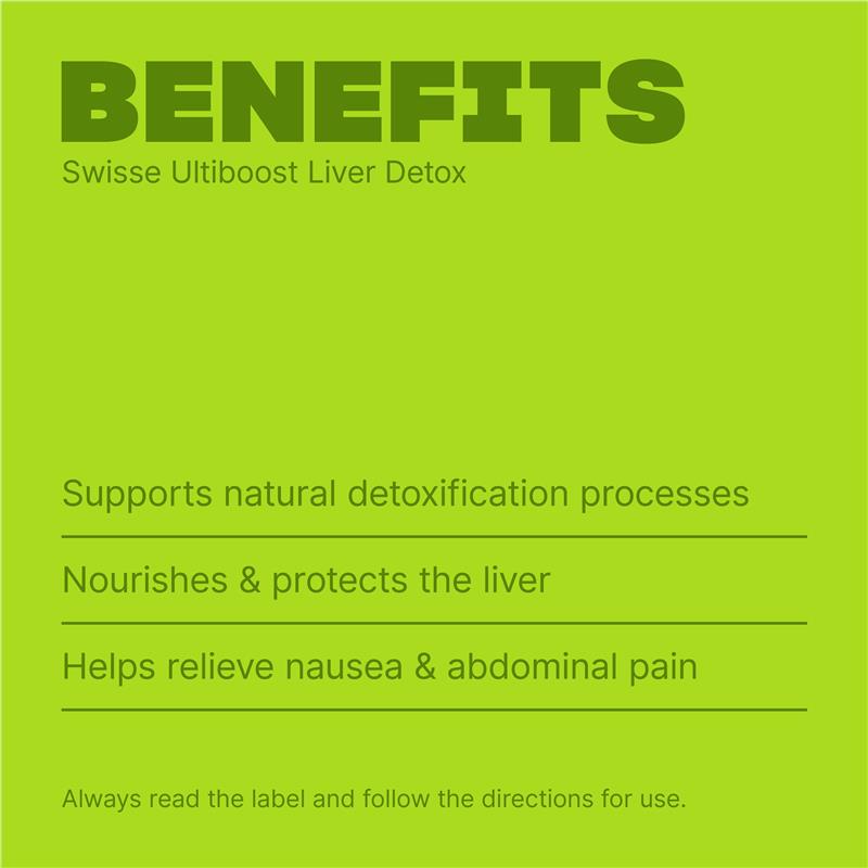 Swisse Ultiboost Liver Detox 60 Tablets
