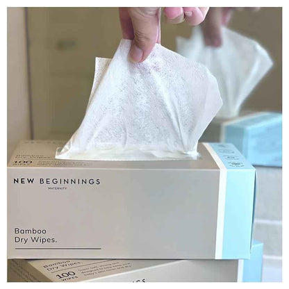 New Beginnings Dry Wipes 100 Pack