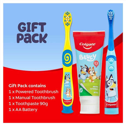 Children's Oral Care Gift Set with Toothbrushes and Toothpaste
