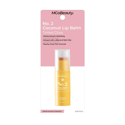 MCoBeauty Coconut Lip Balm No. 2 Salted Caramel & Pistachio