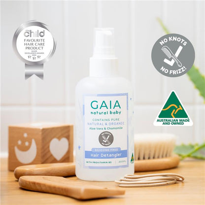 GAIA Natural Baby Hair Detangler 200mL