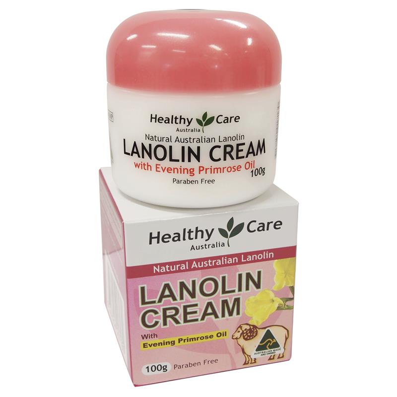 Healthy Care Lanolin Cream With Evening Primrose Oil 100g