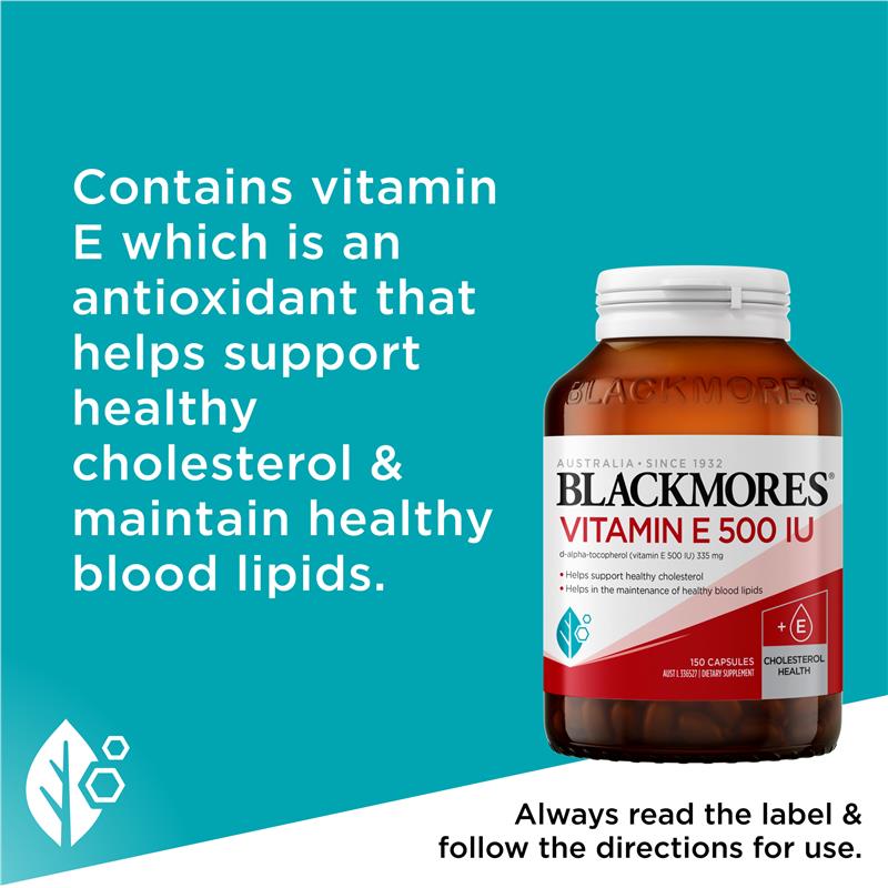 Blackmores Vitamin E 500IU 150 Capsules