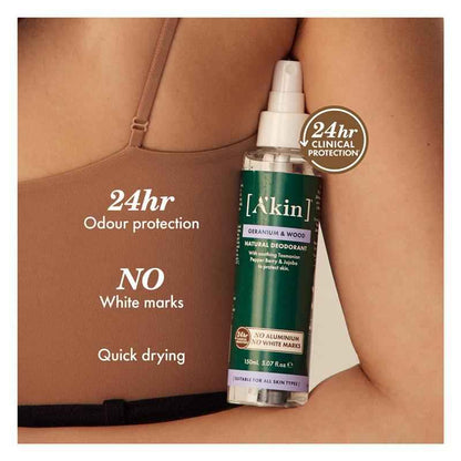 Akin Geranium & Wood Deodorant Spray 150ml