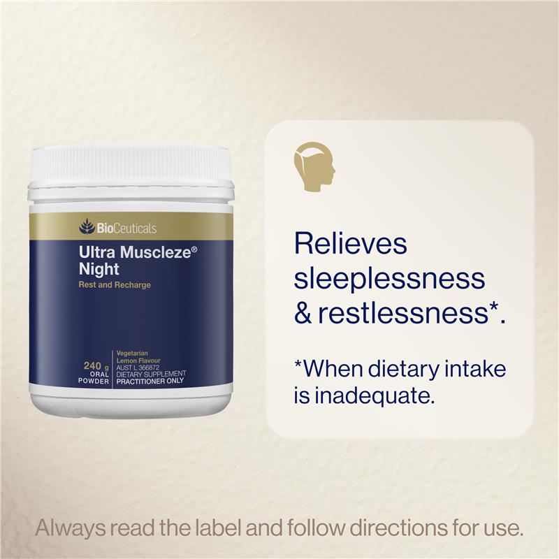 Bioceuticals Ultra Muscleze Night 240g - GimmeNow