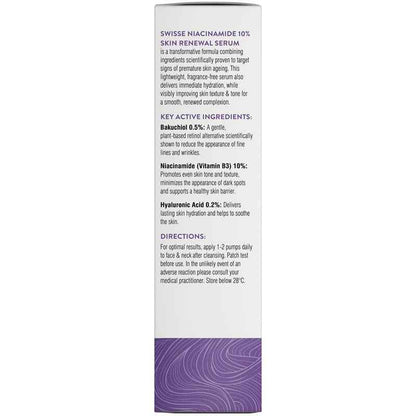 Swisse Skincare Niacinamide 10% Skin Renewal Serum 50ml