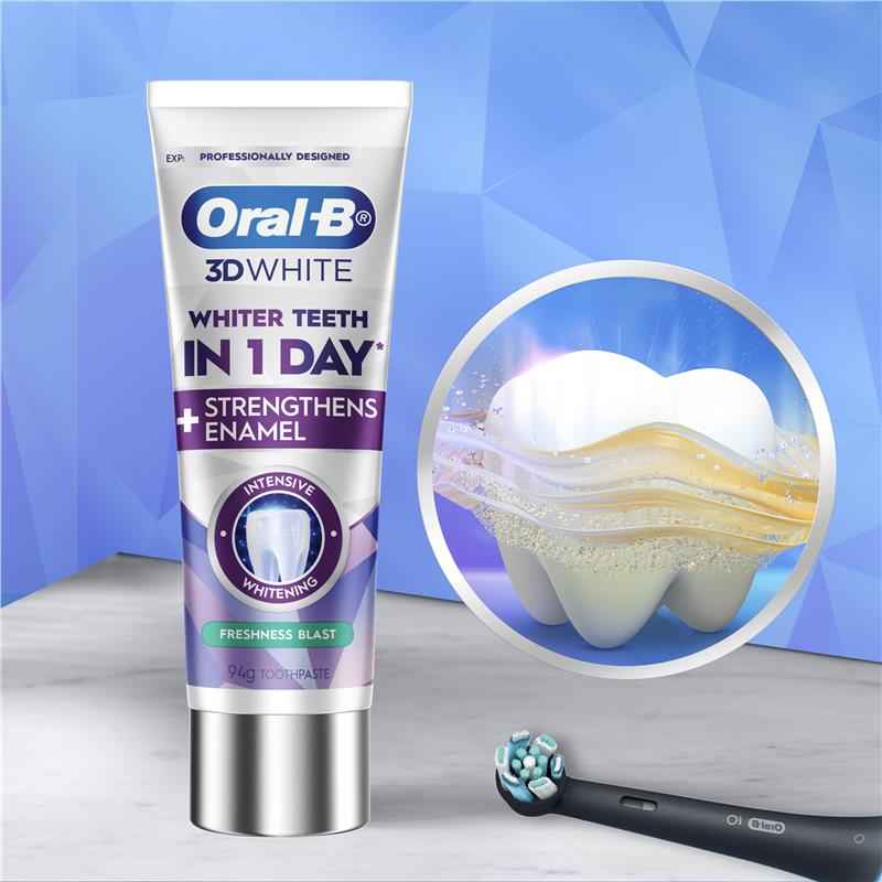 Oral B Toothpaste 3D White Intensive Whitening Freshness Blast 94g