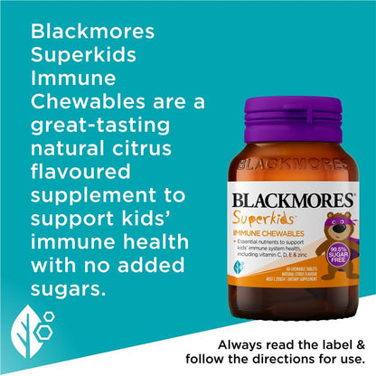 Blackmores Superkids Immune 60 Chewables