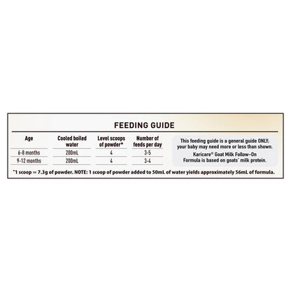 Karicare Goat Milk Follow On Formula 900g