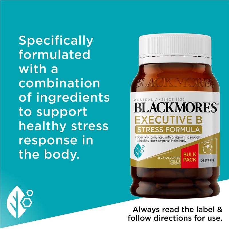 Blackmores Executive B 250 Tablets Exclusive Size - GimmeNow