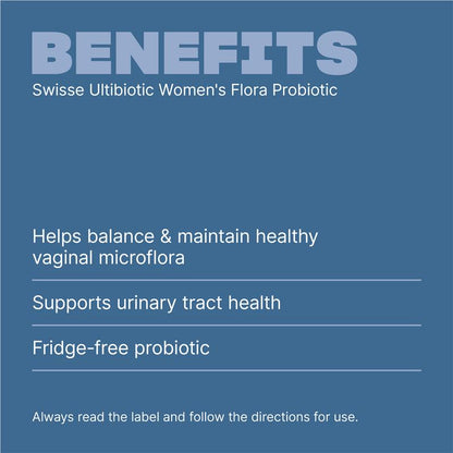 Swisse Ultibiotic Womens Flora Probiotic 30 Capsules