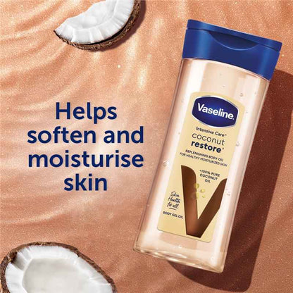 Vaseline Body Oil Coconut Restore 200ml