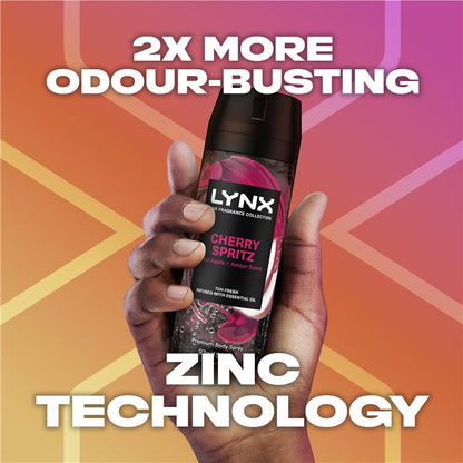 Lynx Fine Fragrance Premium Body Spray Cherry Spritz 150ml