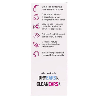 BioRevive CleanEars Kids Earwax Removal Spray 30ml - GimmeNow