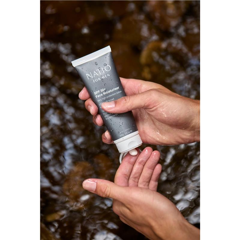 Natio for Men SPF 50+ Face Moisturiser 100g