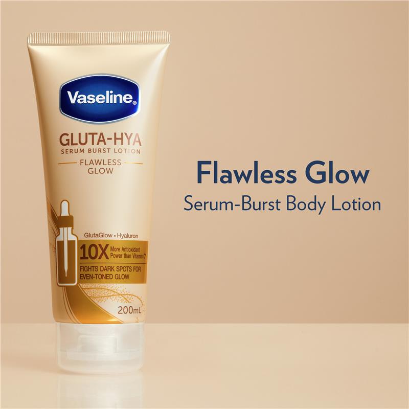 Vaseline Gluta-Hya Serum Boost Lotion Flawless Glow 200ml